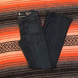 7 For All Mankind High Waist Bootcut Jeans - sz 25